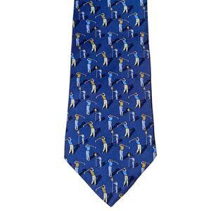 BEAUFORT Mens Silk Golf Tie